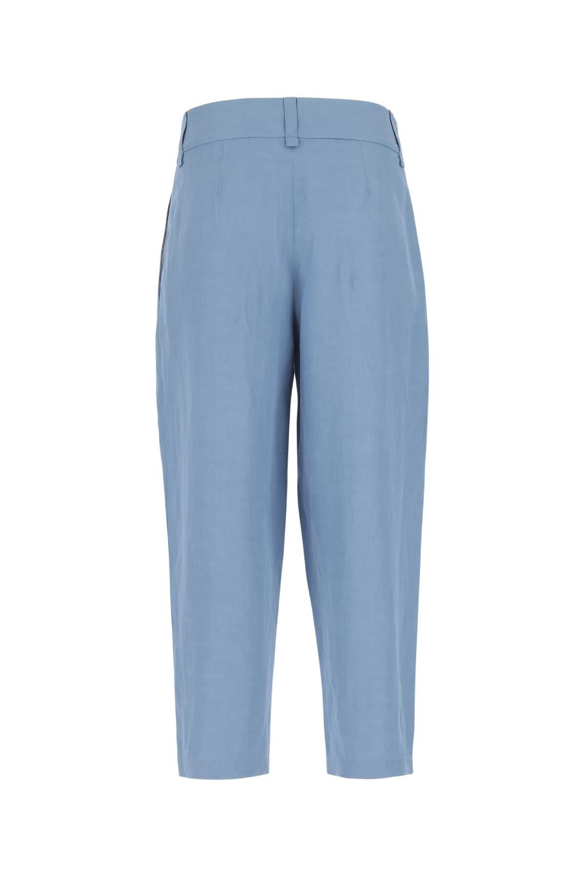 STELLA McCARTNEY Chic Light Blue Culotte Pants