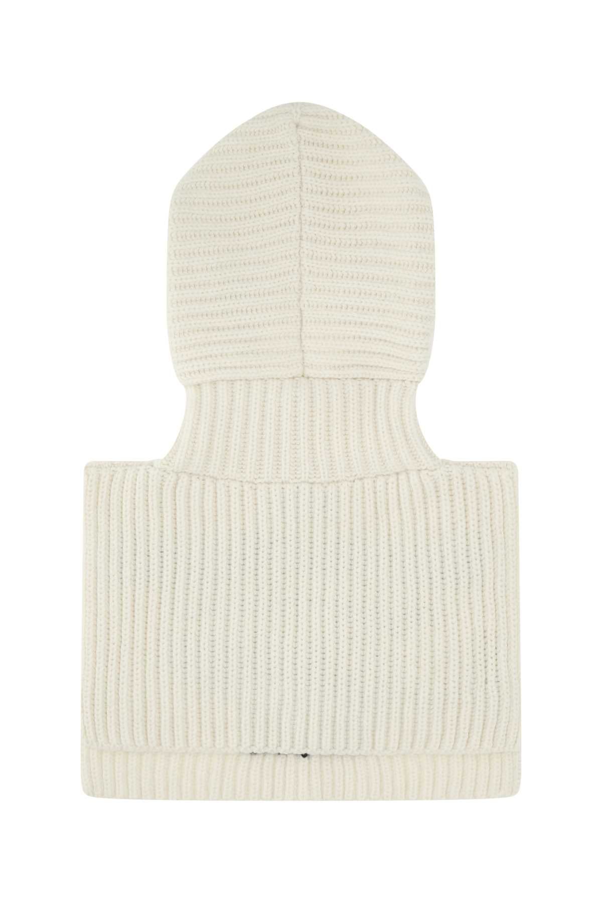 PRADA Ivory Cashmere Balaclava for Women