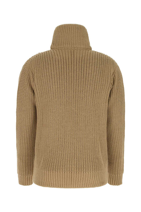 PRADA Luxury Alpaca Cardigan for Men - Cozy Style for 2024