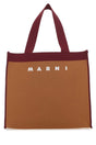 MARNI Modern Two-Tone Medium Shopping Handbag