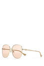 GUCCI Gold Metal Mini Sunglasses