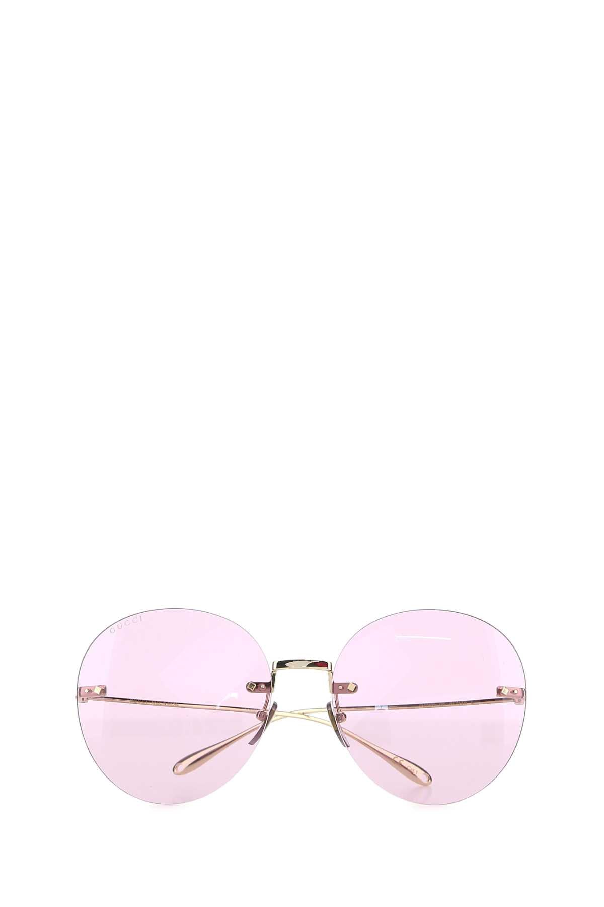 GUCCI Chic Gold Metal Sunglasses