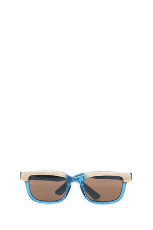 GUCCI Light Blue Acetate Sunglasses for Men