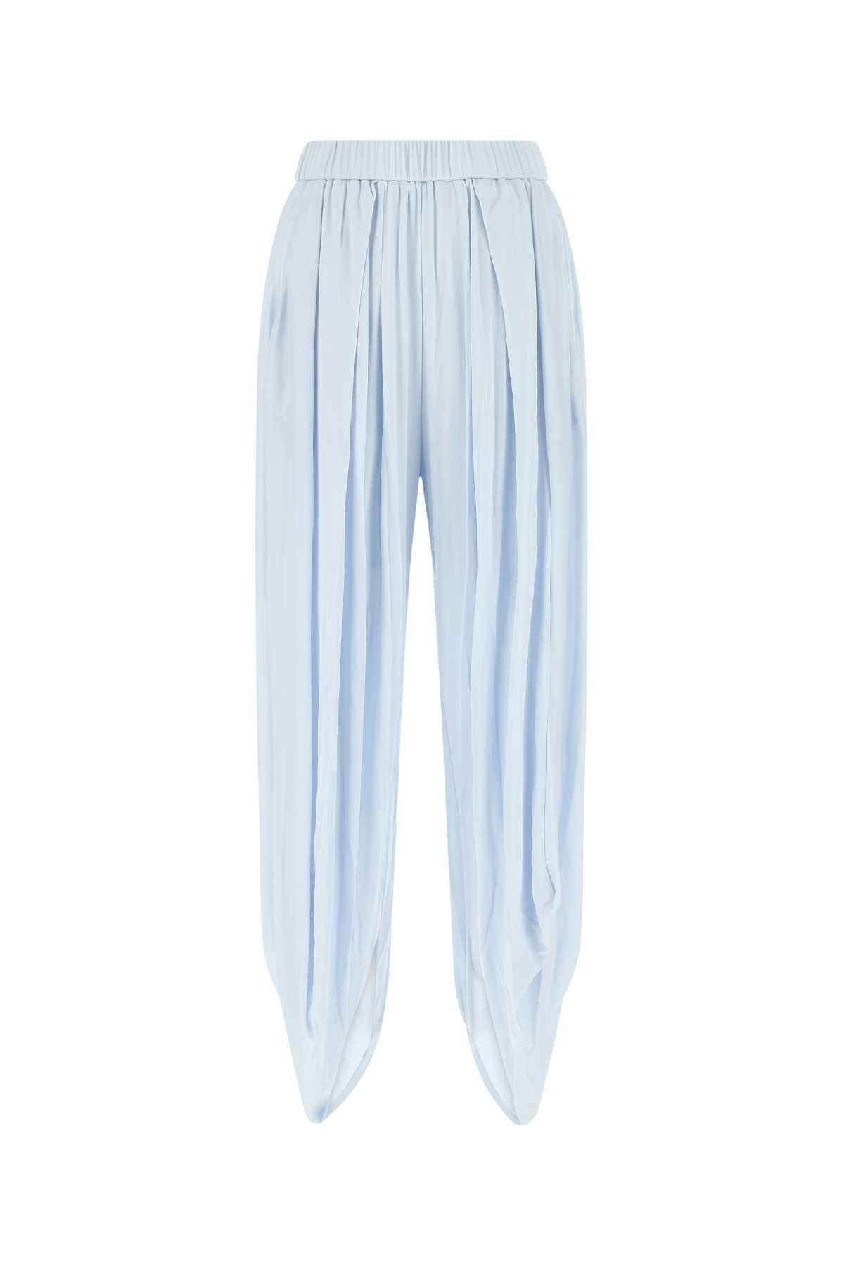 LOEWE Pastel Light-Blue Visco Pant for Women