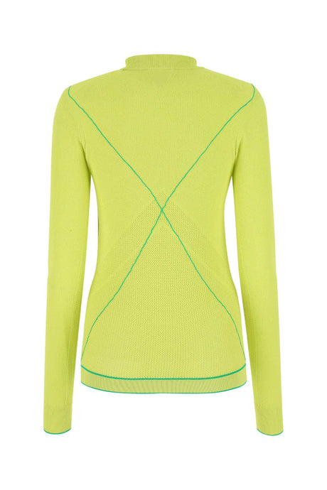 BOTTEGA VENETA Chic Acid Green Viscose Blend Sweater