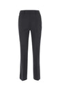 PRADA Elegant Wool Cigarette Pant for Women - Midnight Blue