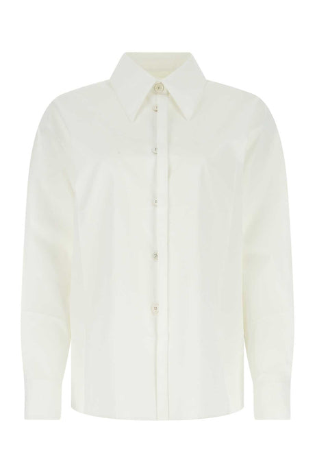 JIL SANDER Oversized Cotton Poplin Shirt for Women