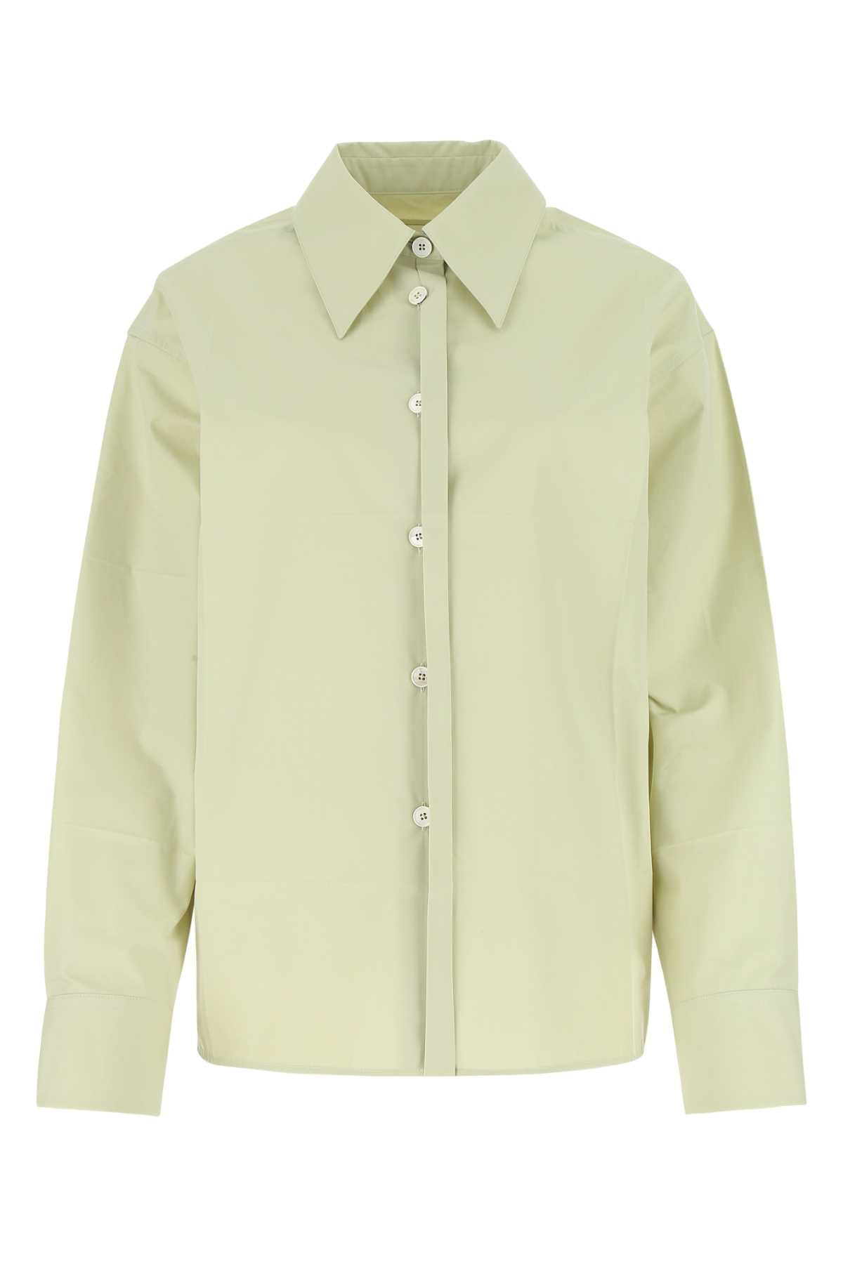 JIL SANDER Oversize Poplin Shirt - Pastel Green