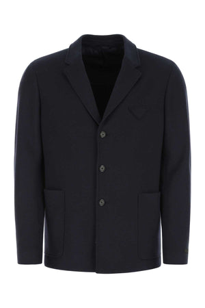 PRADA Classic Cashmere and Wool Blend Blazer for Men