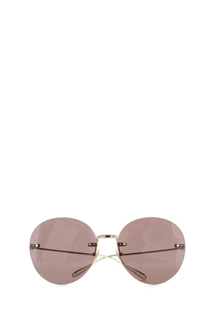 GUCCI Chic Gold Metal Sunglasses