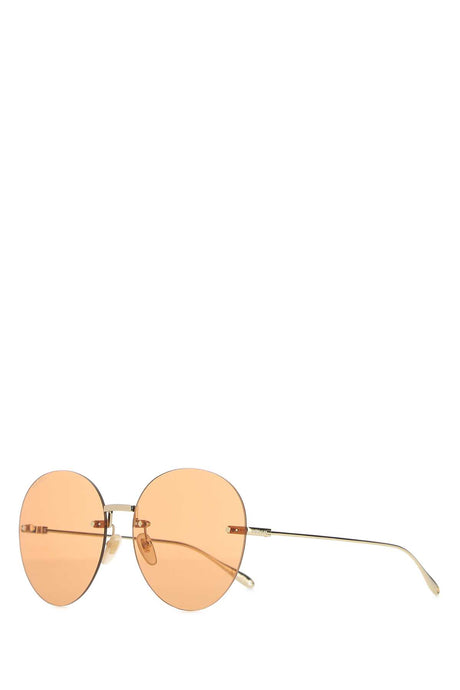 GUCCI Gold Metal Oversized Sunglasses