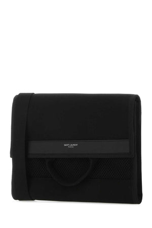 SAINT LAURENT Mini Nylon City Shoulder Handbag