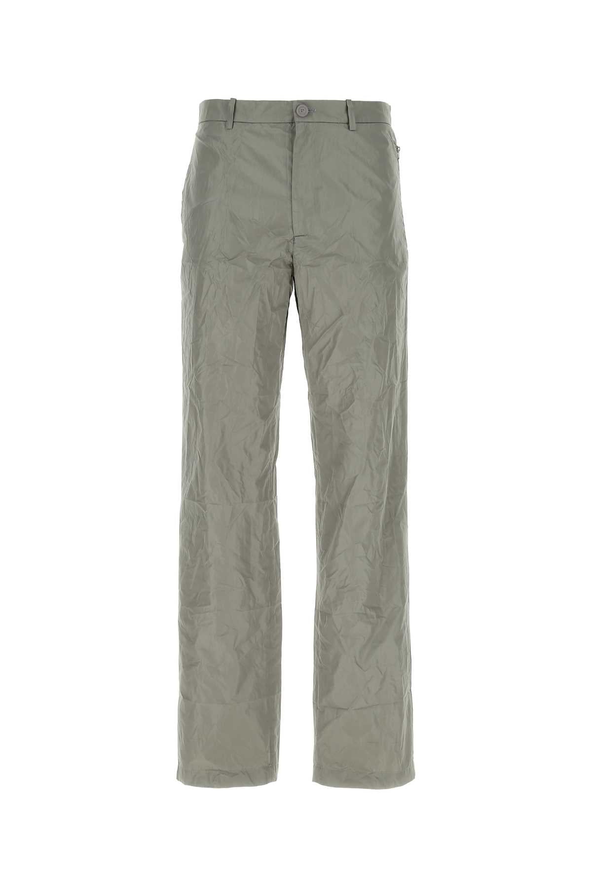 BALENCIAGA Stylish Grey Polyester Pants for Men