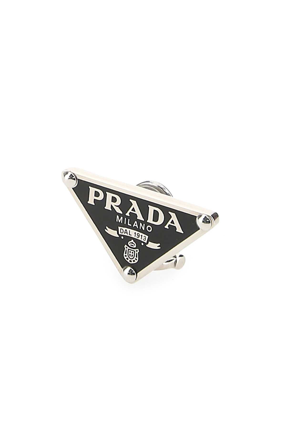 PRADA Elegant 925 Silver Mini Earrings