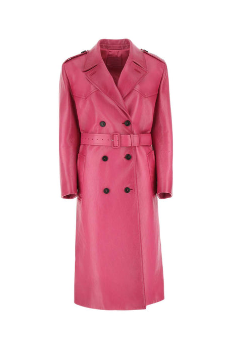 PRADA Fuchsia Leather Jacket - Women’s Fashion Statement