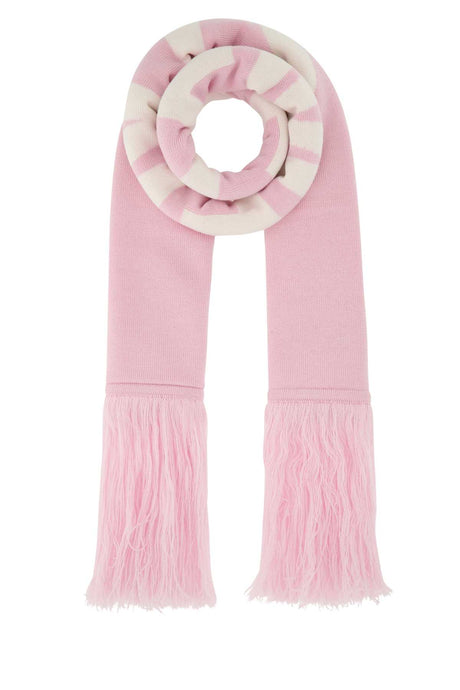 VETEMENTS Unisex Pink Wool Scarf - 176 cm x 21 cm