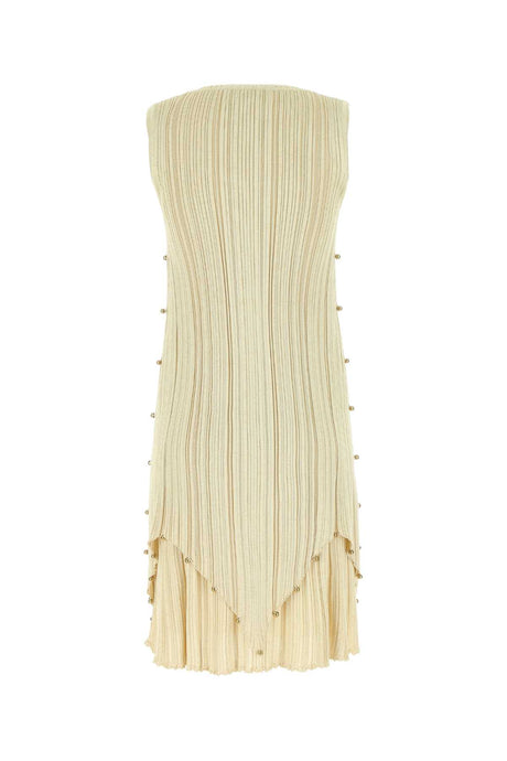 BOTTEGA VENETA Chic Gold Polyester Blend Dress