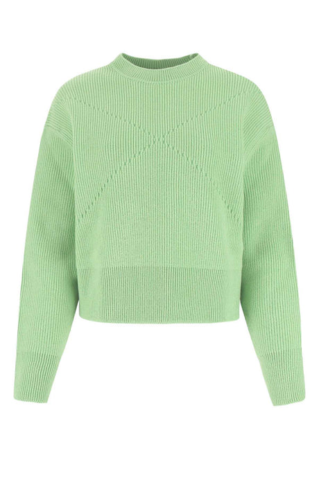 BOTTEGA VENETA Pastel Green Stretch Cashmere Blend Sweater for Women