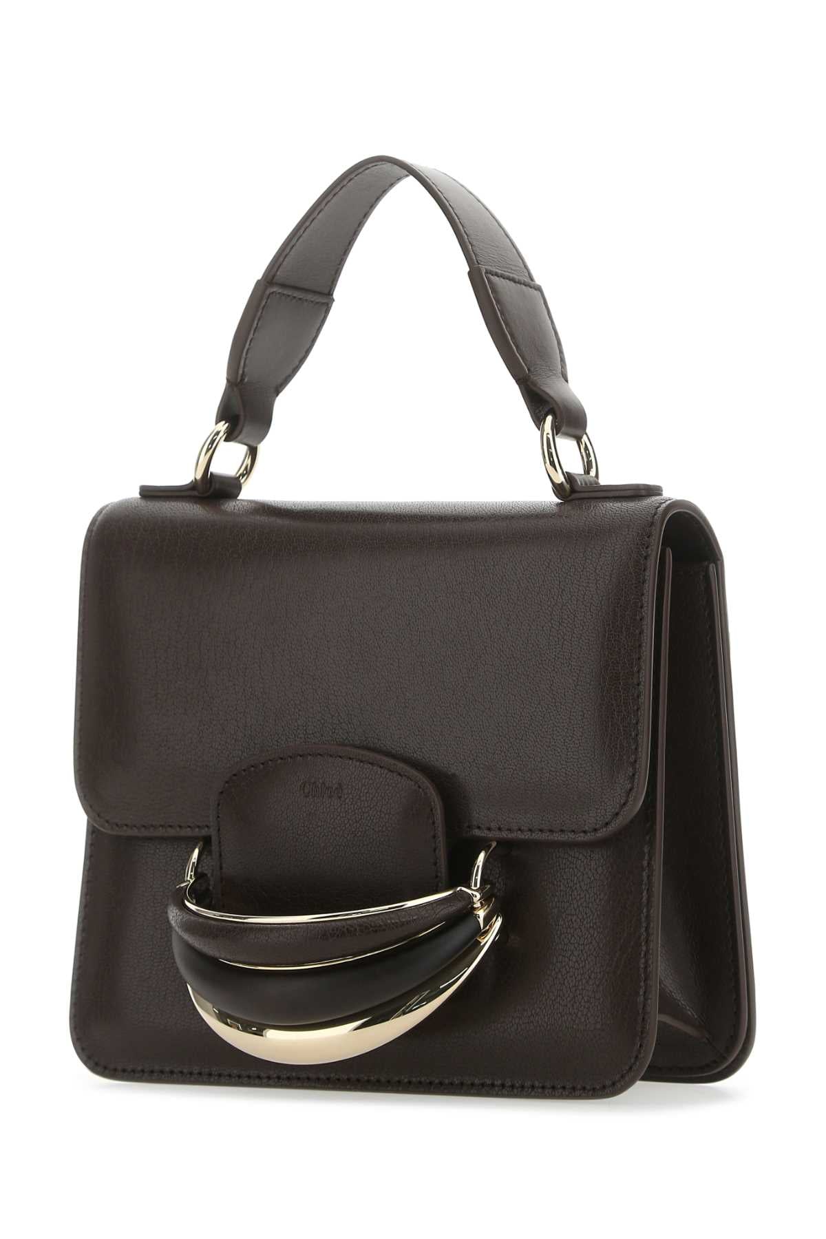 CHLOE Mini Dark Brown Leather Handbag