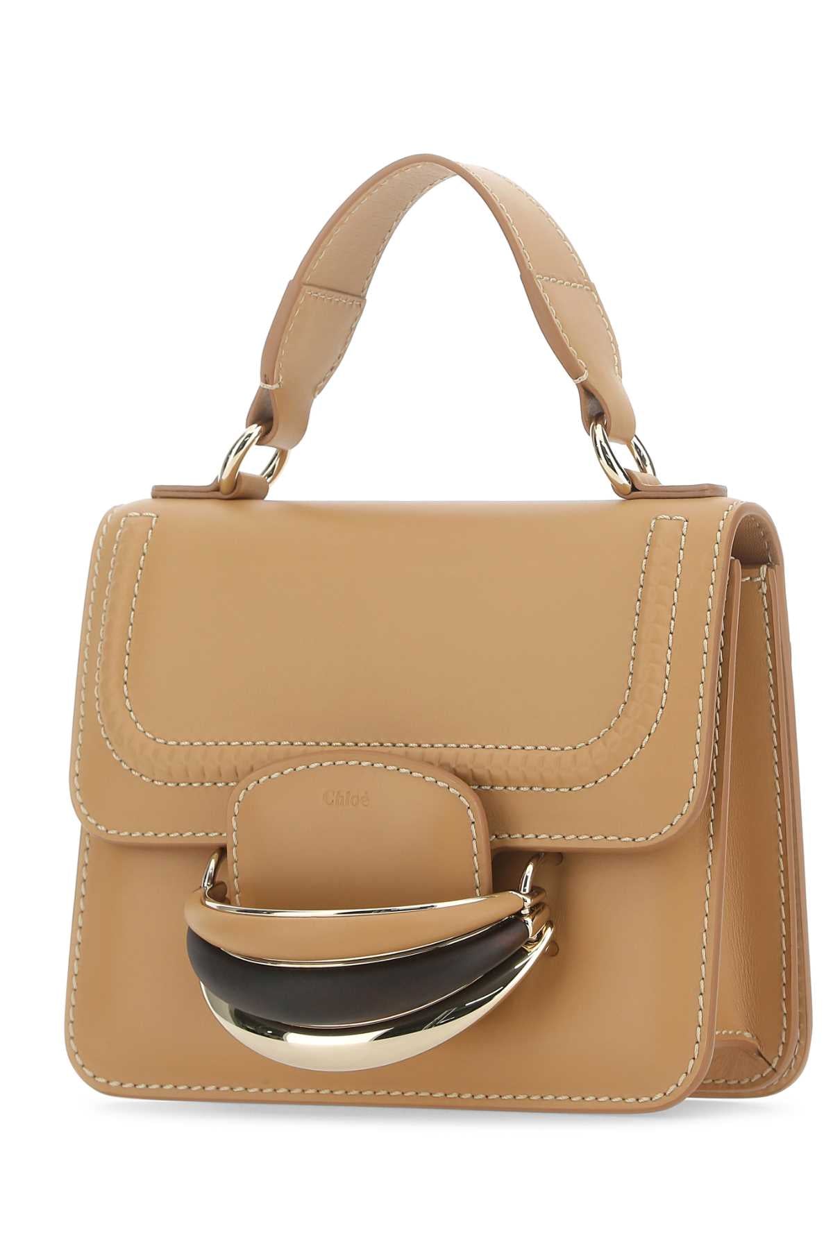 CHLOE Mini Camel Leather Handbag