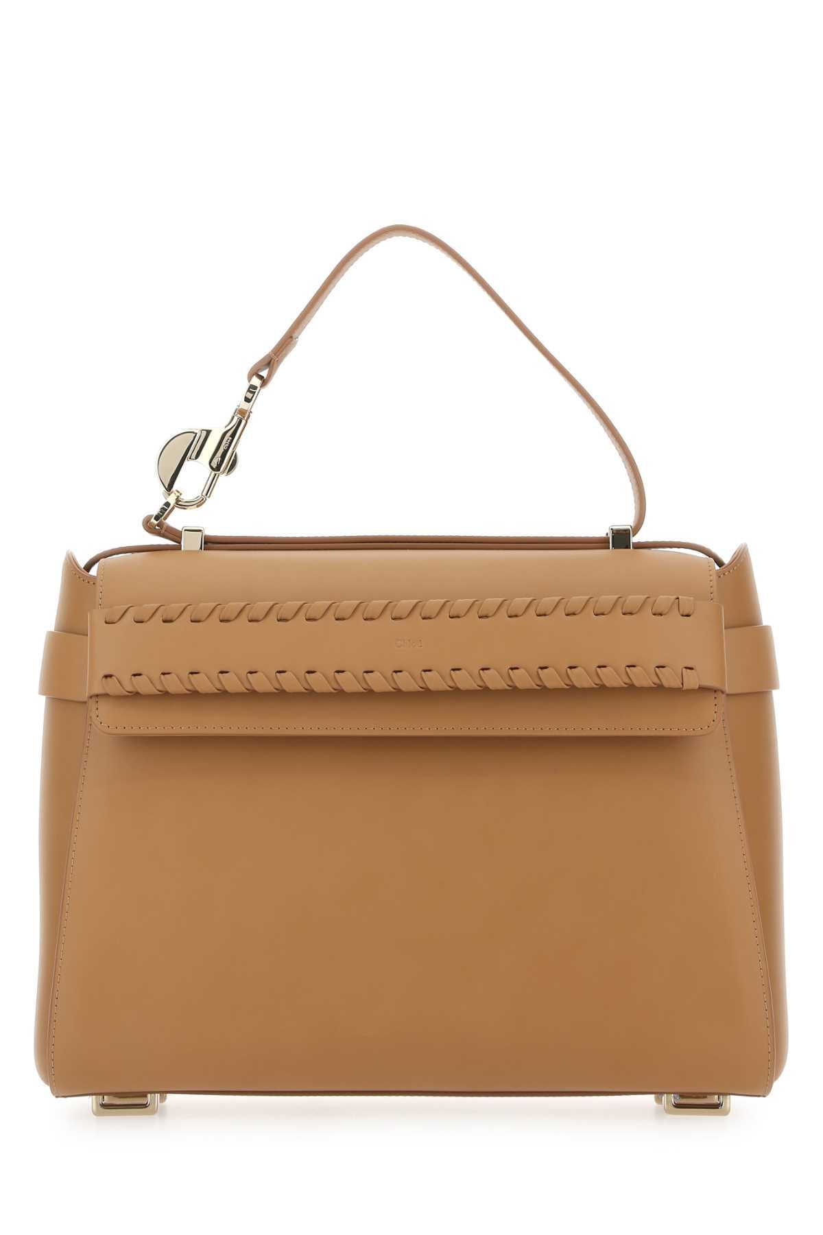 CHLOE Mini Biscuit Leather Handbag