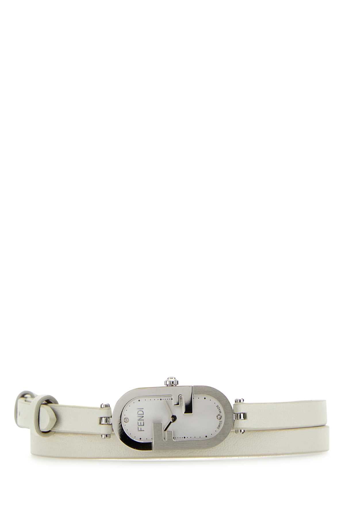 FENDI Elegant Vertical Mini Leather Watch for Women