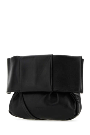 JIL SANDER Mini Black Nappa Leather Bucket Handbag