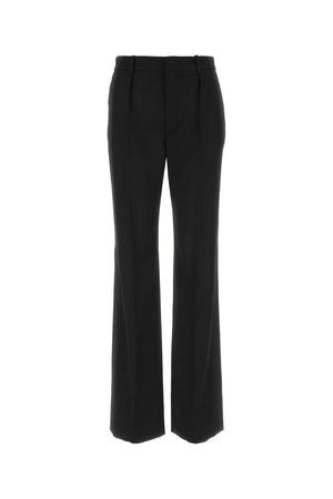 SAINT LAURENT Elegant Black Wool Pant for Women