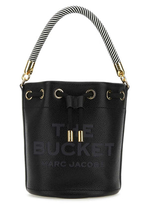 MARC JACOBS Mini Black Leather Bucket Handbag