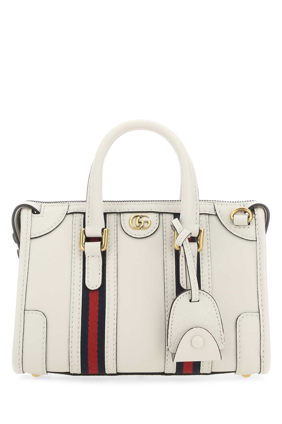 GUCCI Mini Sand Leather Handbag