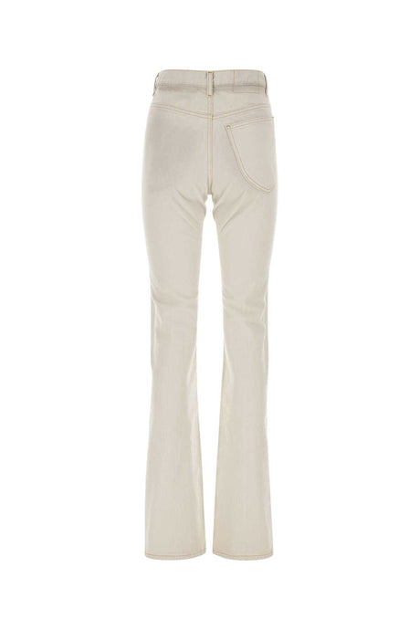 MAISON MARGIELA Chalk Denim Jeans for Women - 2024 Style