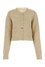 MAISON MARGIELA Beige Hemp Cardigan for Women - Spring 2024