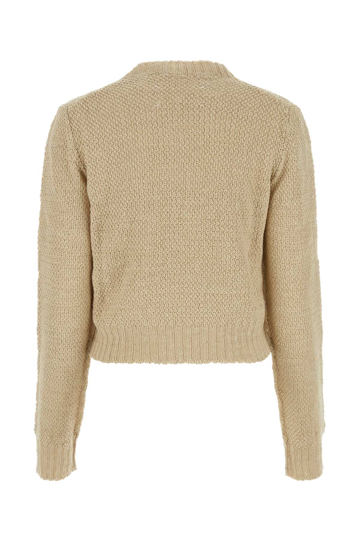 MAISON MARGIELA Chic Beige Hemp Sweater for Women