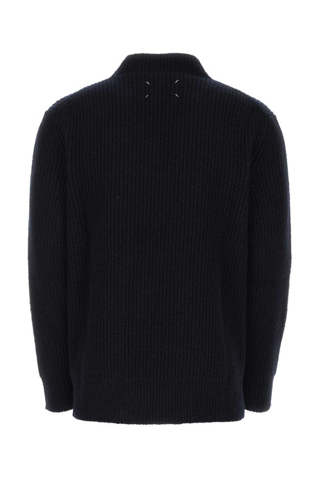 MAISON MARGIELA Midnight Blue Wool Blend Sweater