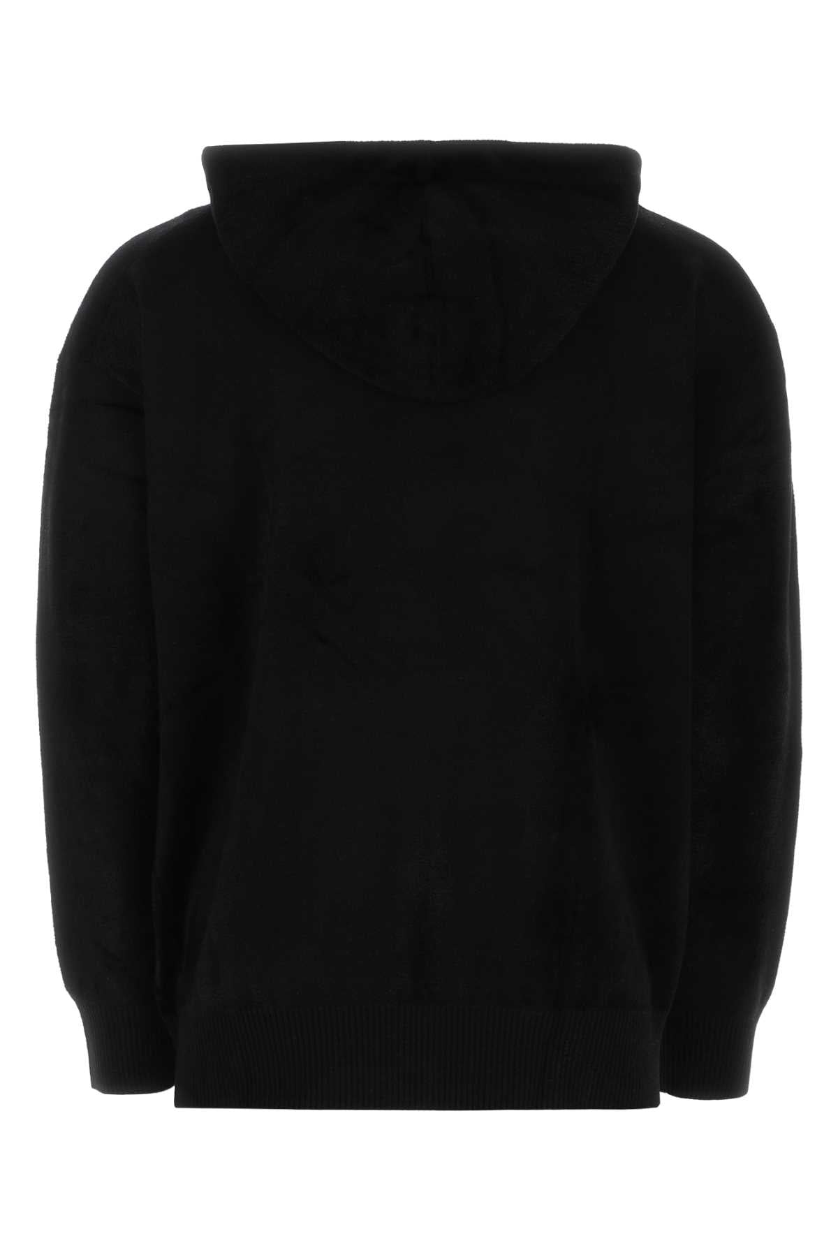 GIVENCHY Oversize Black Viscose Blend Sweatshirt for Men