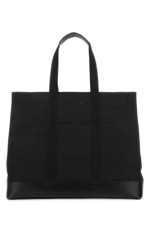 ALEXANDER MCQUEEN Stylish Black Fabric Shopping Handbag - 45 cm x 37 cm x 15 cm