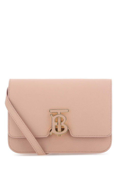 BURBERRY Mini Pink Leather Crossbody Handbag