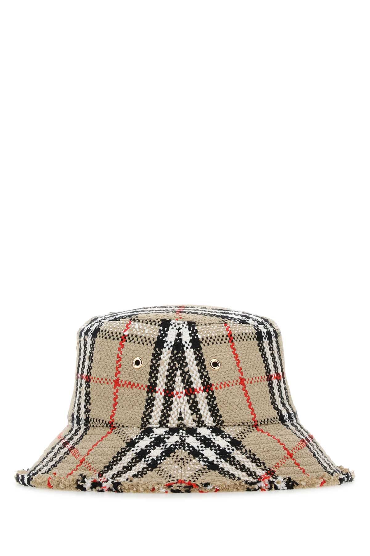 BURBERRY Chic Embroidered Boucle Hat for Women