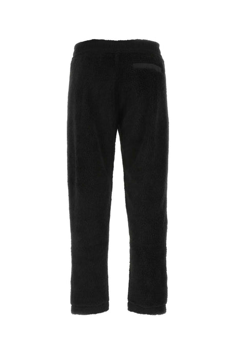 BURBERRY Luxurious Black Pile Joggers