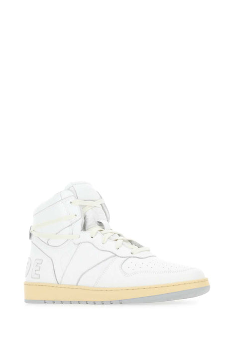 RHUDE Men's Premium Leather Rhecess Sneaker