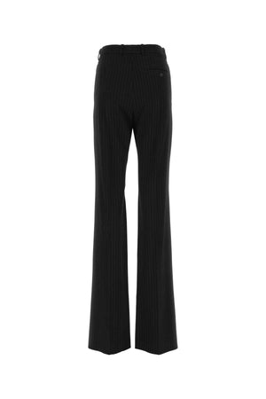 BALENCIAGA Chic Embroidered Stretch Wool Pants for Women