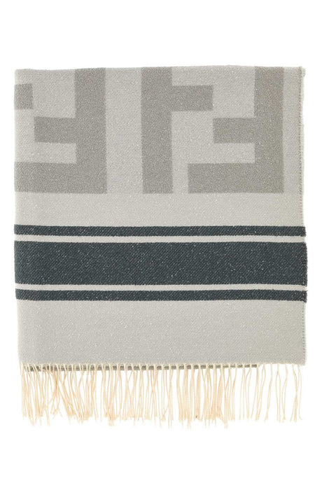 FENDI Embroidered Cotton Blend Beach Towel - 200 cm x 80 cm