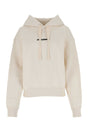 JIL SANDER Cream Cotton Oversize Sweatshirt for Women