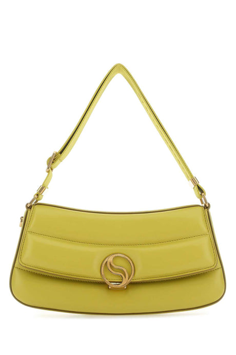 STELLA McCARTNEY Mini Acid Green Alter Mat Shoulder Handbag