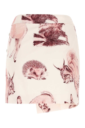 STELLA McCARTNEY Chic Printed Cotton Mini Skirt