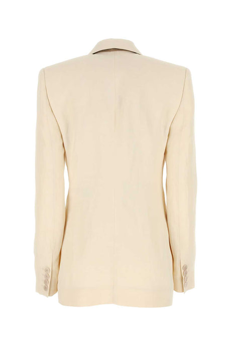 STELLA McCARTNEY Elegant Beige Viscose Blend Blazer