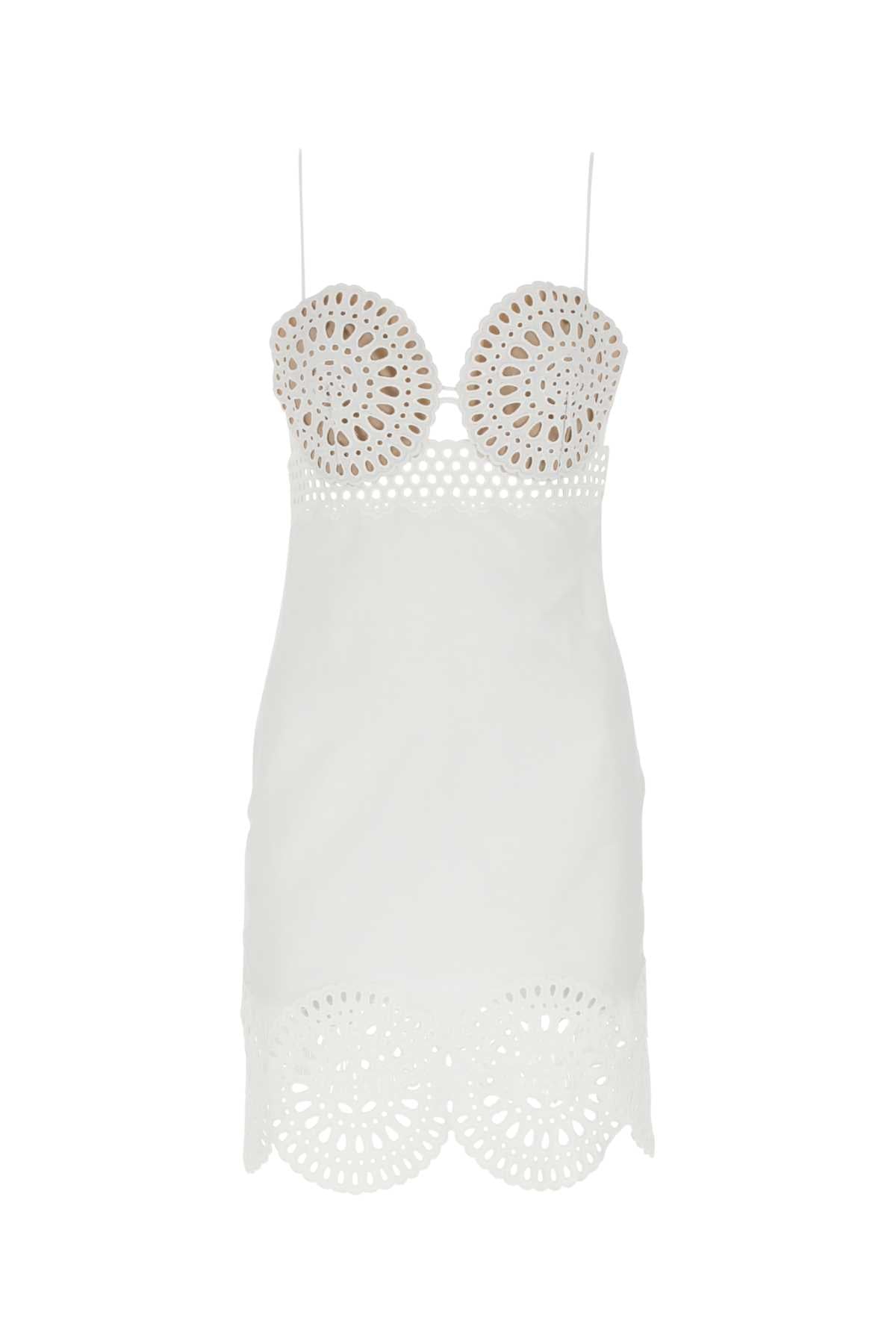 STELLA McCARTNEY Chic White Linen Blend Mini Dress for Women