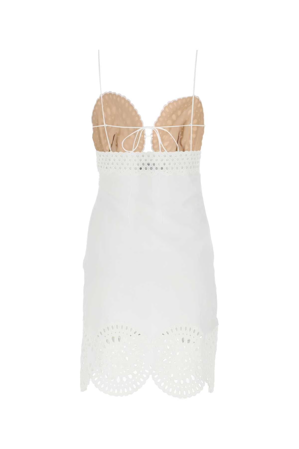 STELLA McCARTNEY Chic White Linen Blend Mini Dress for Women