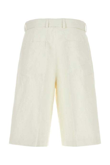 JIL SANDER Linen Bermuda Shorts for Men - 2024 Edition