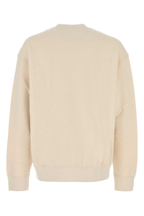 JIL SANDER Melange Cream Cotton Sweatshirt for Men